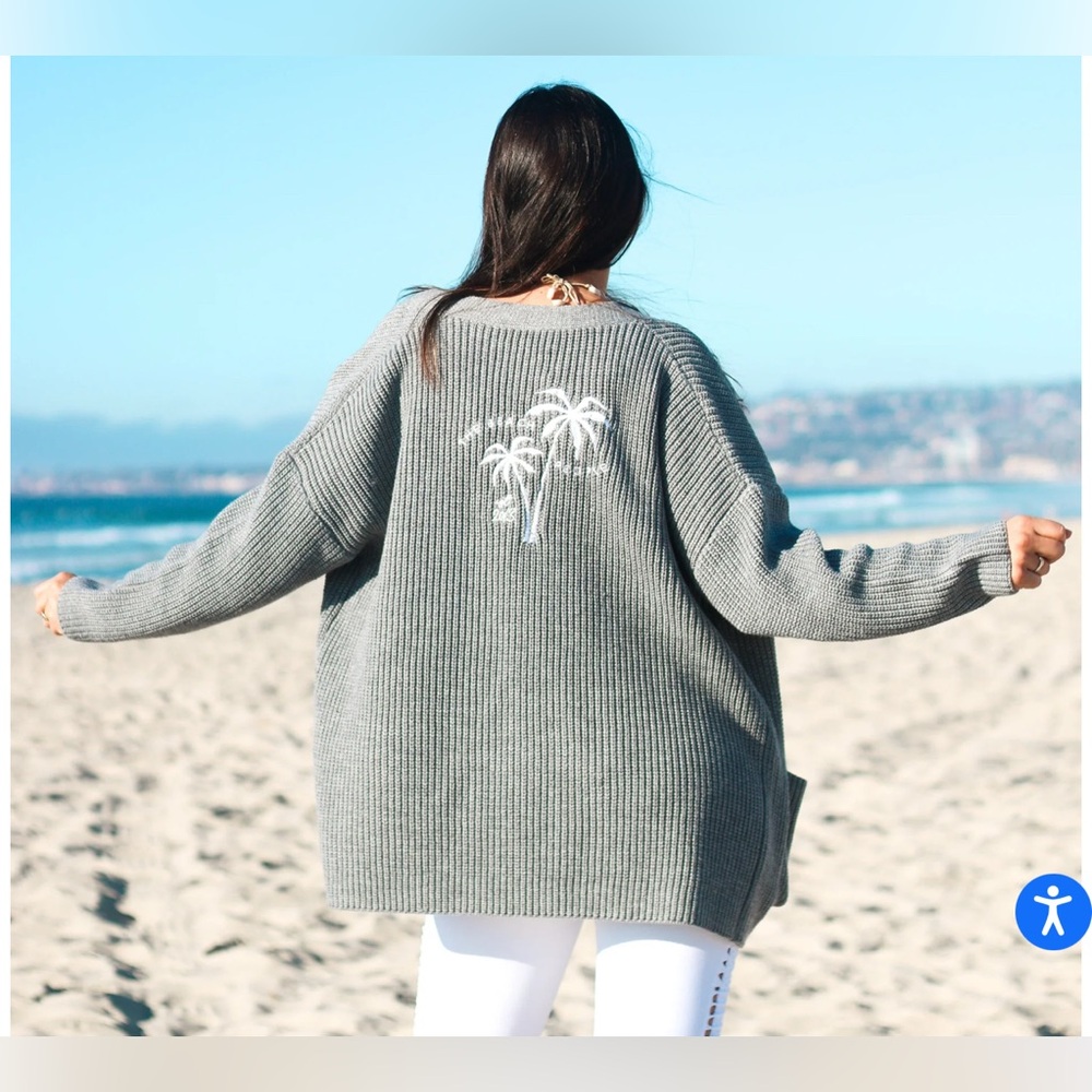 The Beach People Twin Palms Cardigan